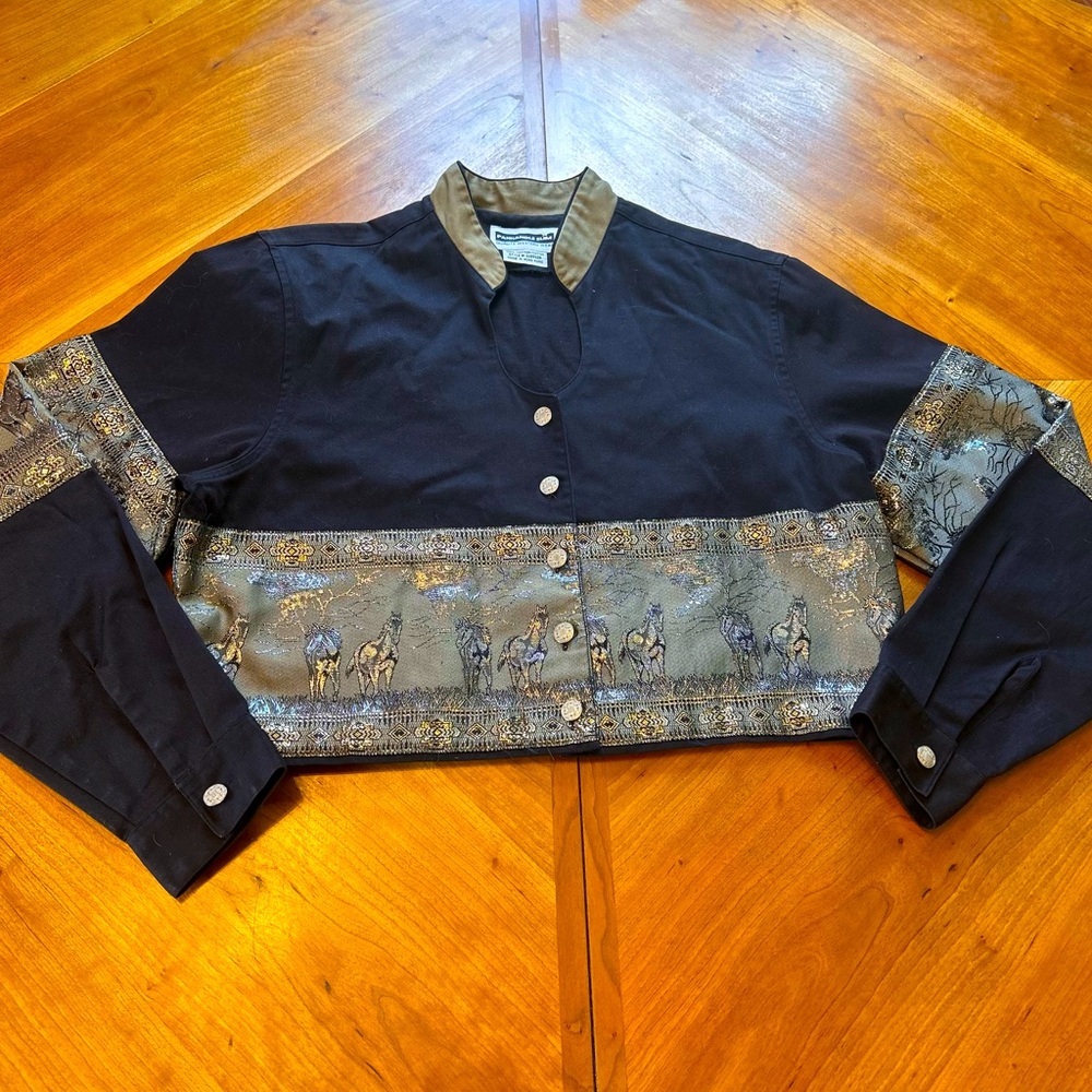 Vintage Panhandle Slim Metallic Top